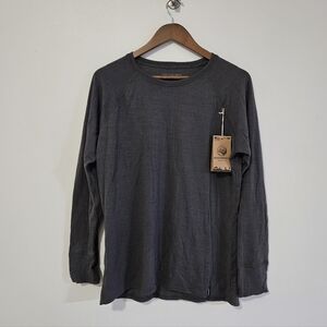 Duckworth Women's Comet Long Sleeve Crew Shale Large